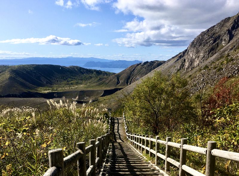 Japan Hokkaido Lake Toya Usuzan
