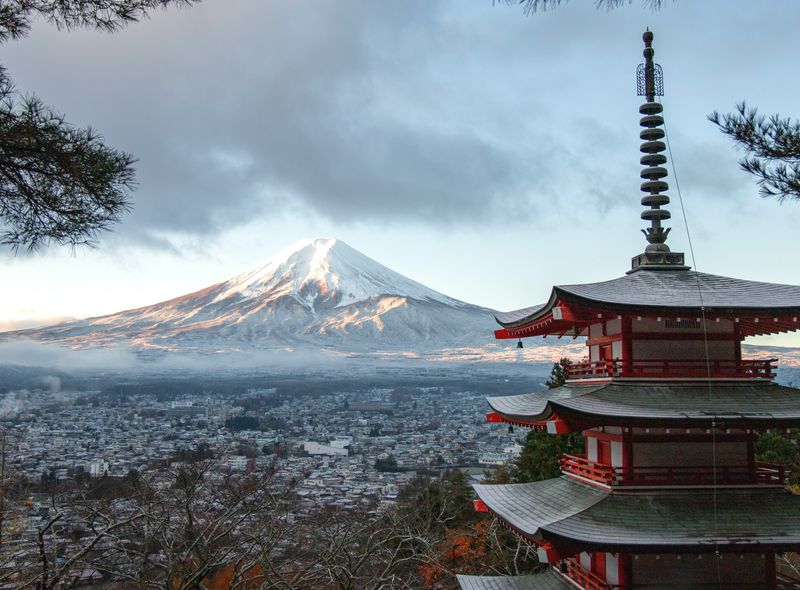 Japan Kawaguchiko Mount Fuji