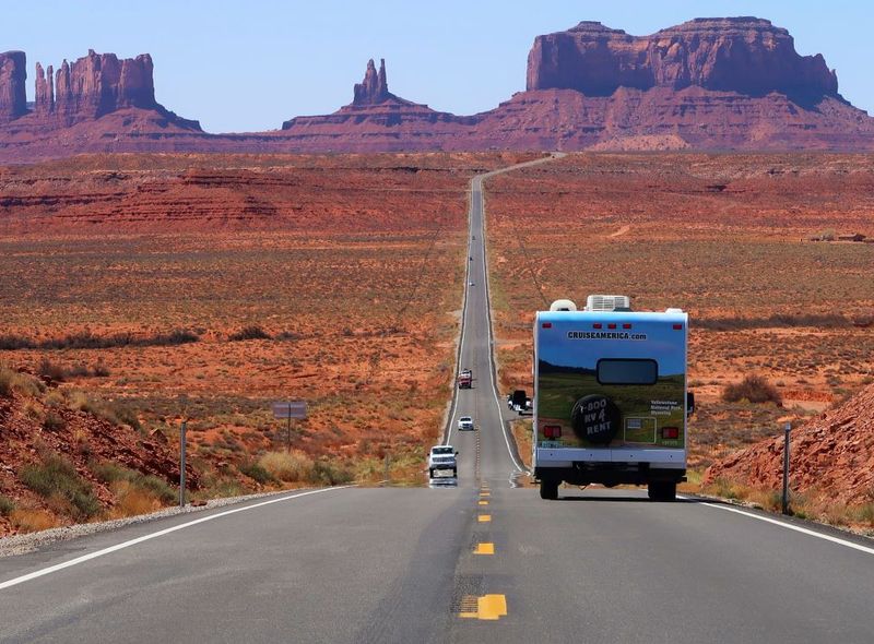 Roadtrip camper USA Monumetn Valley