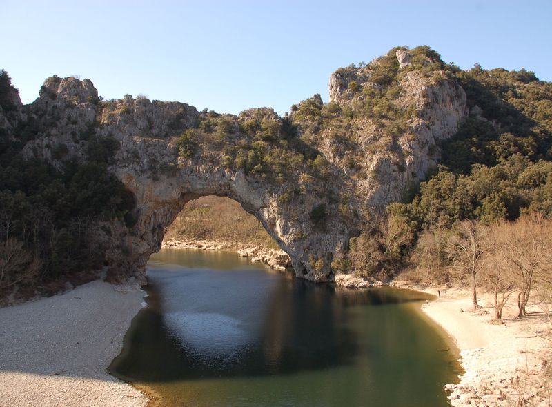 Pont d&#039;Arc aan Vallon-Pont-d&#039;Arc in de Ardèche