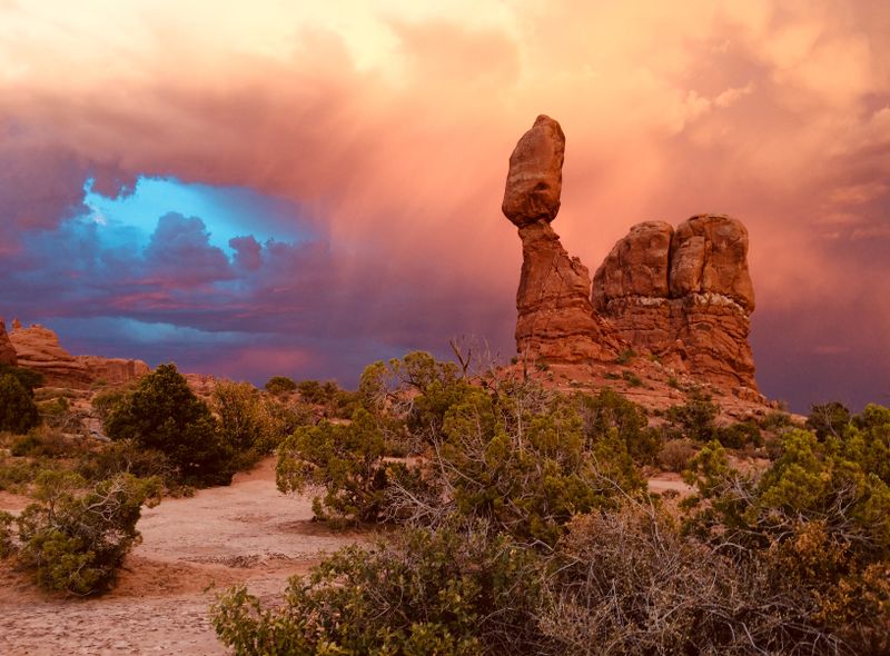 Arches National Park Utah  Amerika Verenigde Staten rondreis 