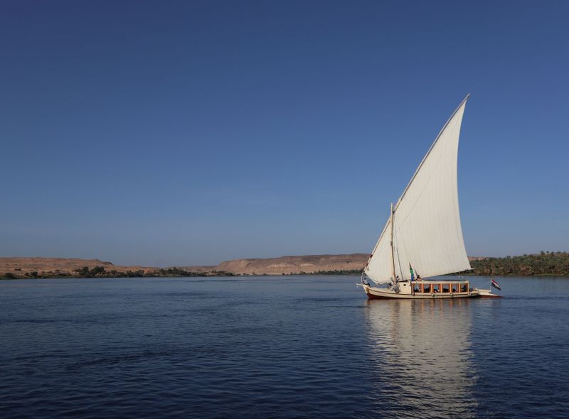 Groepsreis Egypte felucca op de Nijl