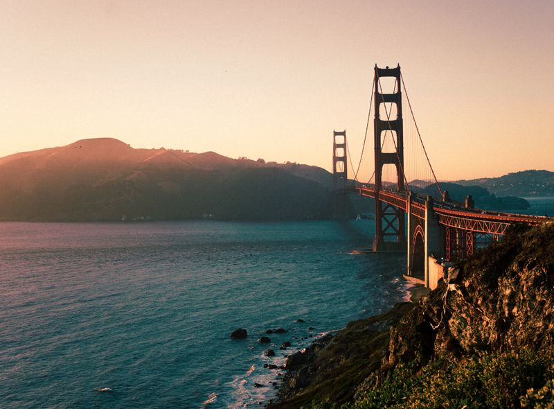 Golden Gate Bridge San Francisco Californië Verenigde Staten