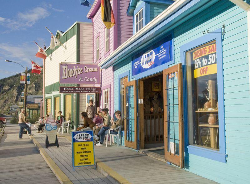 Dawson City Yukon Territory Canada roadtrip huurauto goudzoekers