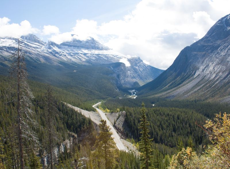 Icefields Parkway Banff Jasper National Park Alberta Rocky Mountains