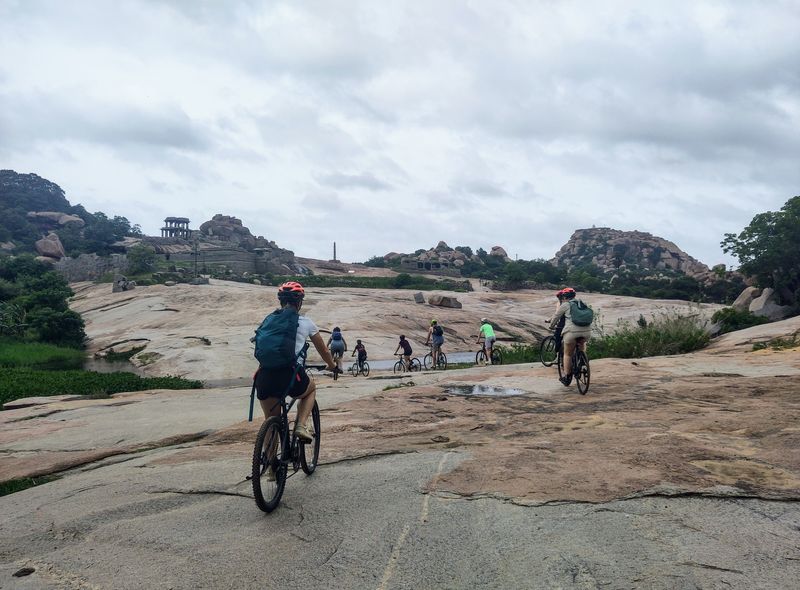 Groepsreis Zuid-India Hampi fietstocht