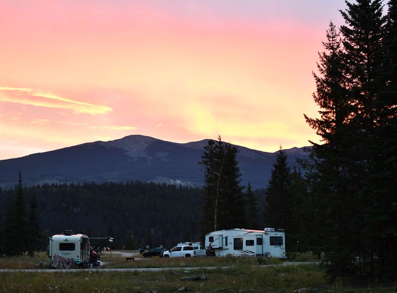 zonsopgang camping canada