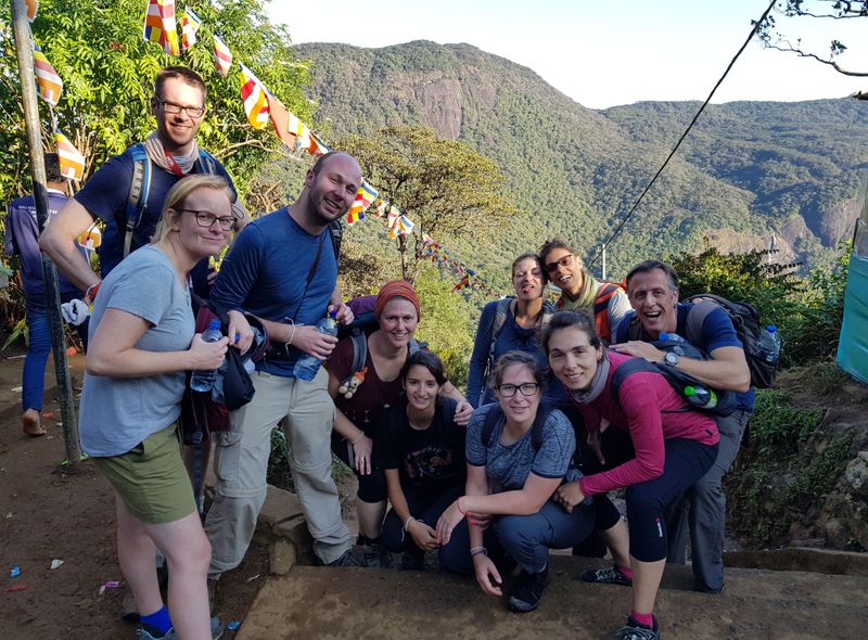 Sri Lanka groepsreis Adam&#039;s Peak beklimming