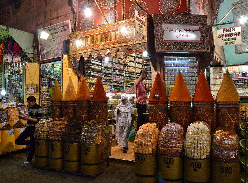 Groepsreis Marokko soeks en bazaar van Marrakech