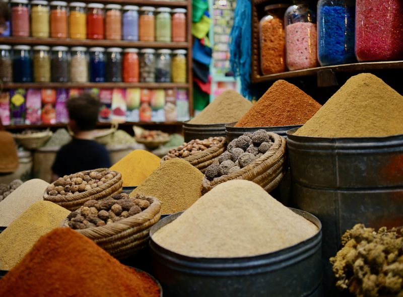 Bazaar in Marrakech Marokko