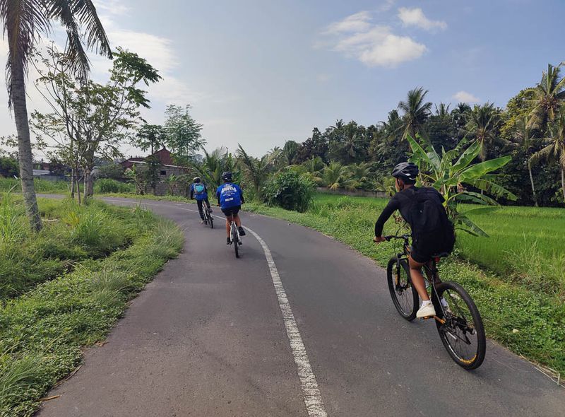 Fietsen op Bali
