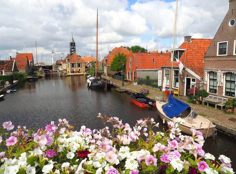 Nederland Friesland Elfsteden Fietsroute