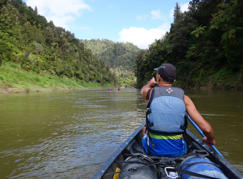Groepsreis Nieuw-Zeeland kanotocht driedaagse Whanganui National Park