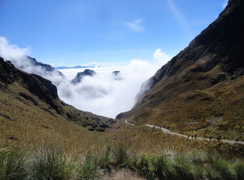 Inca Trail Machu Picchu Peru wandelpad trekking Latijns-Amerika