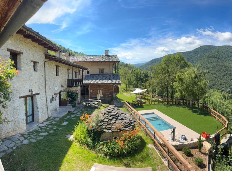 De vallei van Valle Maira in Piemonte