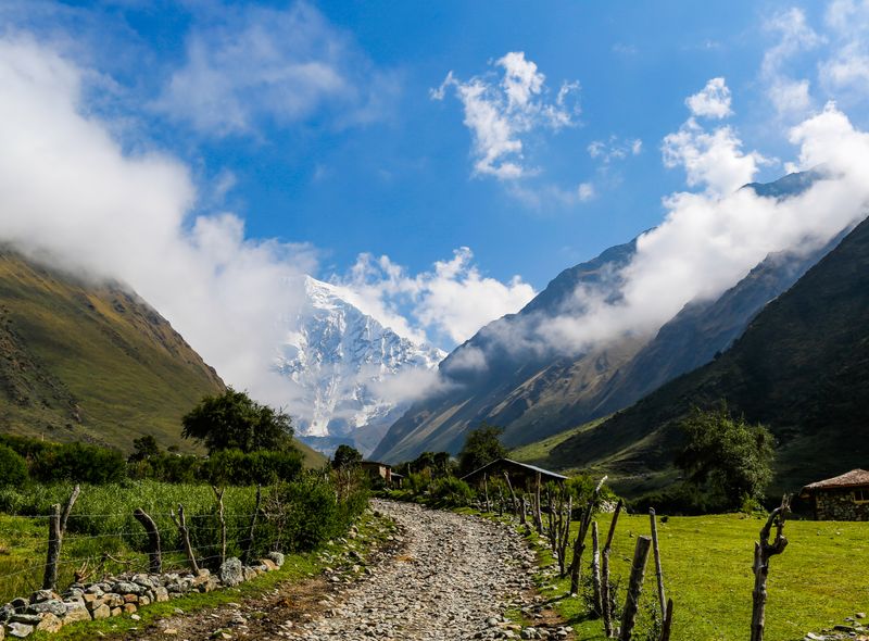 zicht op Salkantay - Peru
