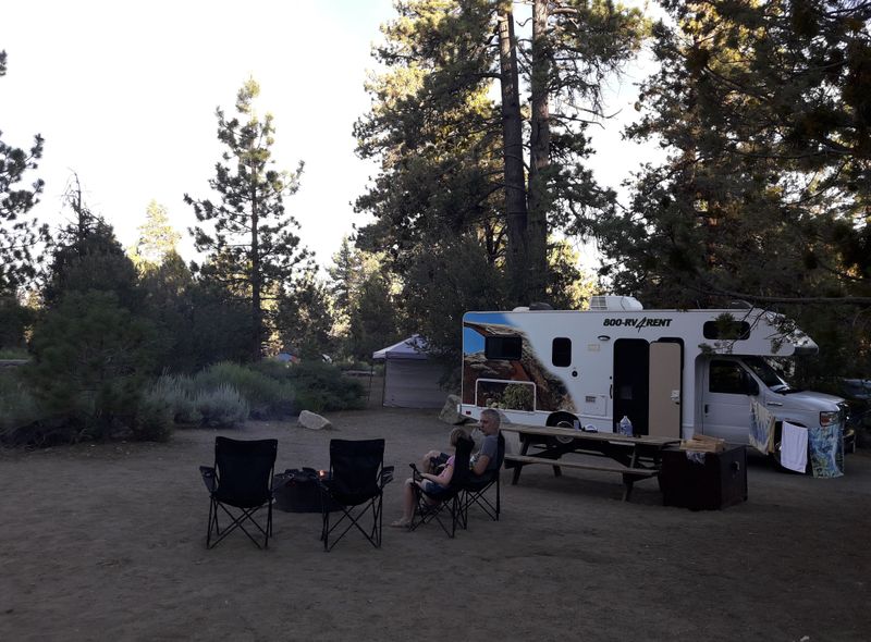 Kamperen in het midden van de natuur