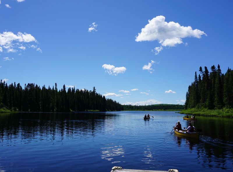 Kanotocht in Mont Tremblant Park, Québec