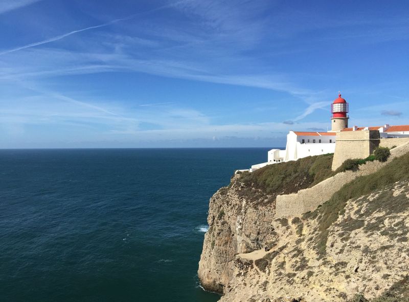 Cabo de São Vicente de meest zuidwestelijke punt van Europa