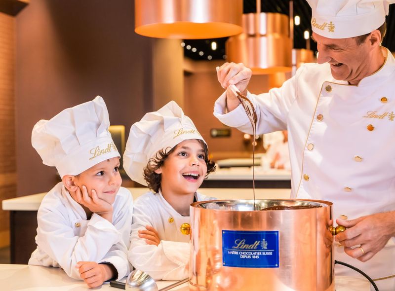 Bezoek aan Chocolatier Lindt & Sprüngli