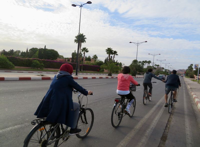 Fietsen in Marrakech