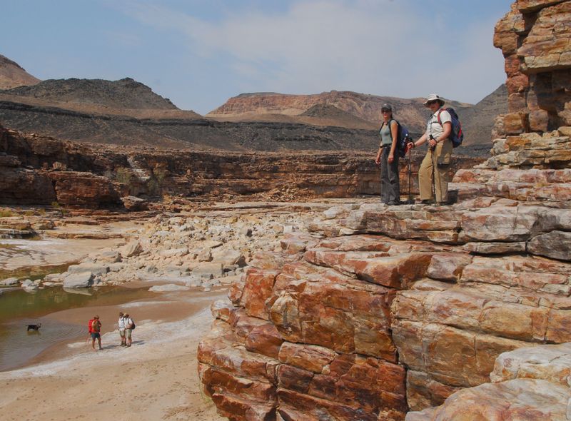 Fish River Canyon Namibië Afrika kampeerreis selfdrive