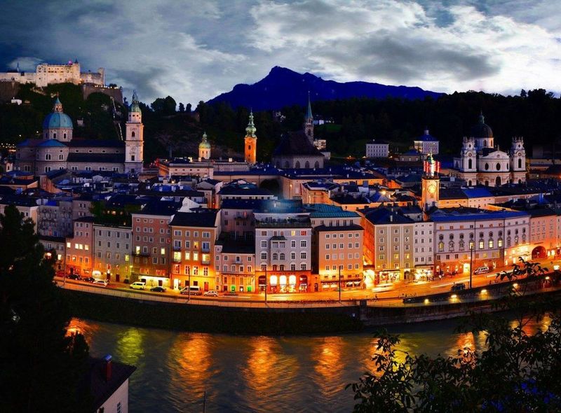 Salzburg by night