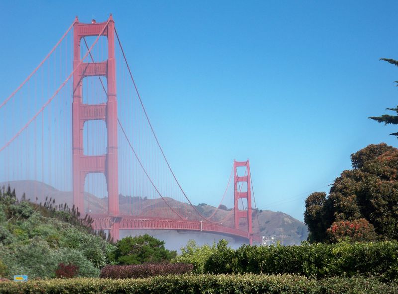 Golden Gate Bridge San Francisco rondreis camper USA Los Angeles