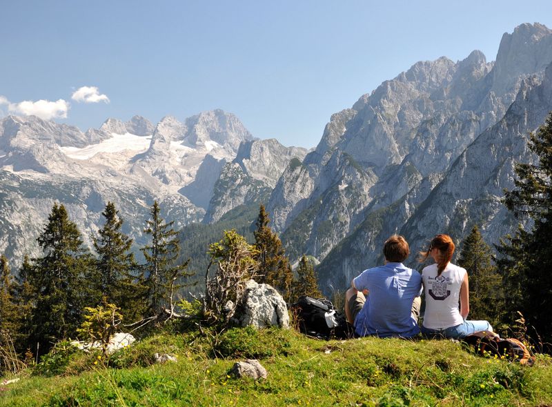 Prachtige bergtoppen