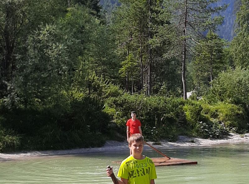 Oostenrijk Salzburgerland op een vlot