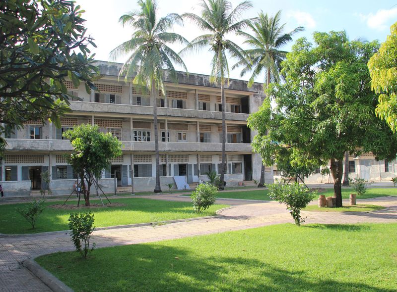 In de Tuol Sleng gevangenis doodde het regime in Cambodja duizenden mensen