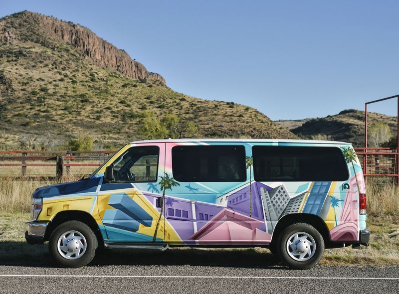 campervan graffiti