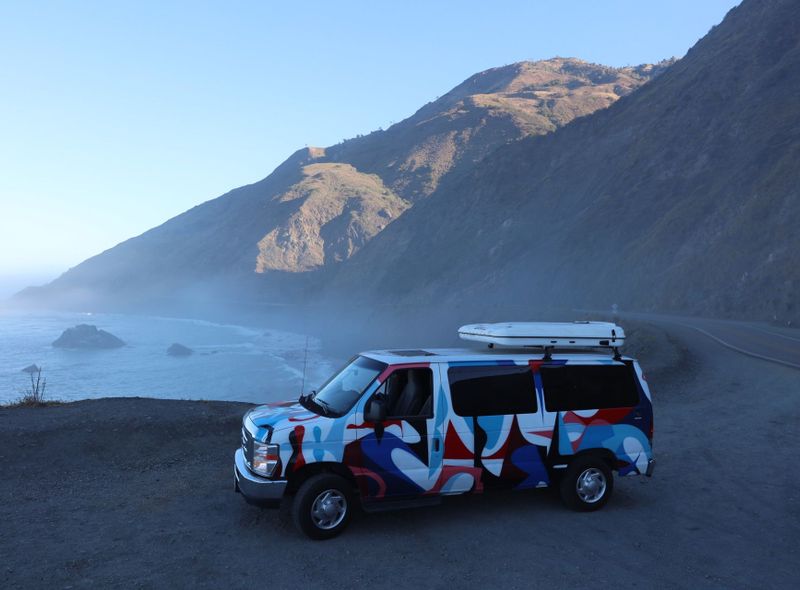 campervan graffiti design