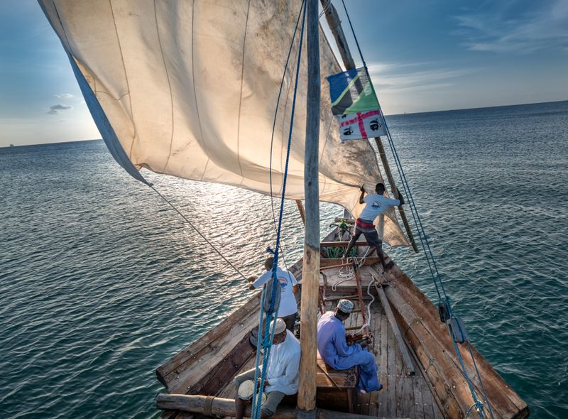 vissersboot zanzibar tanzania
