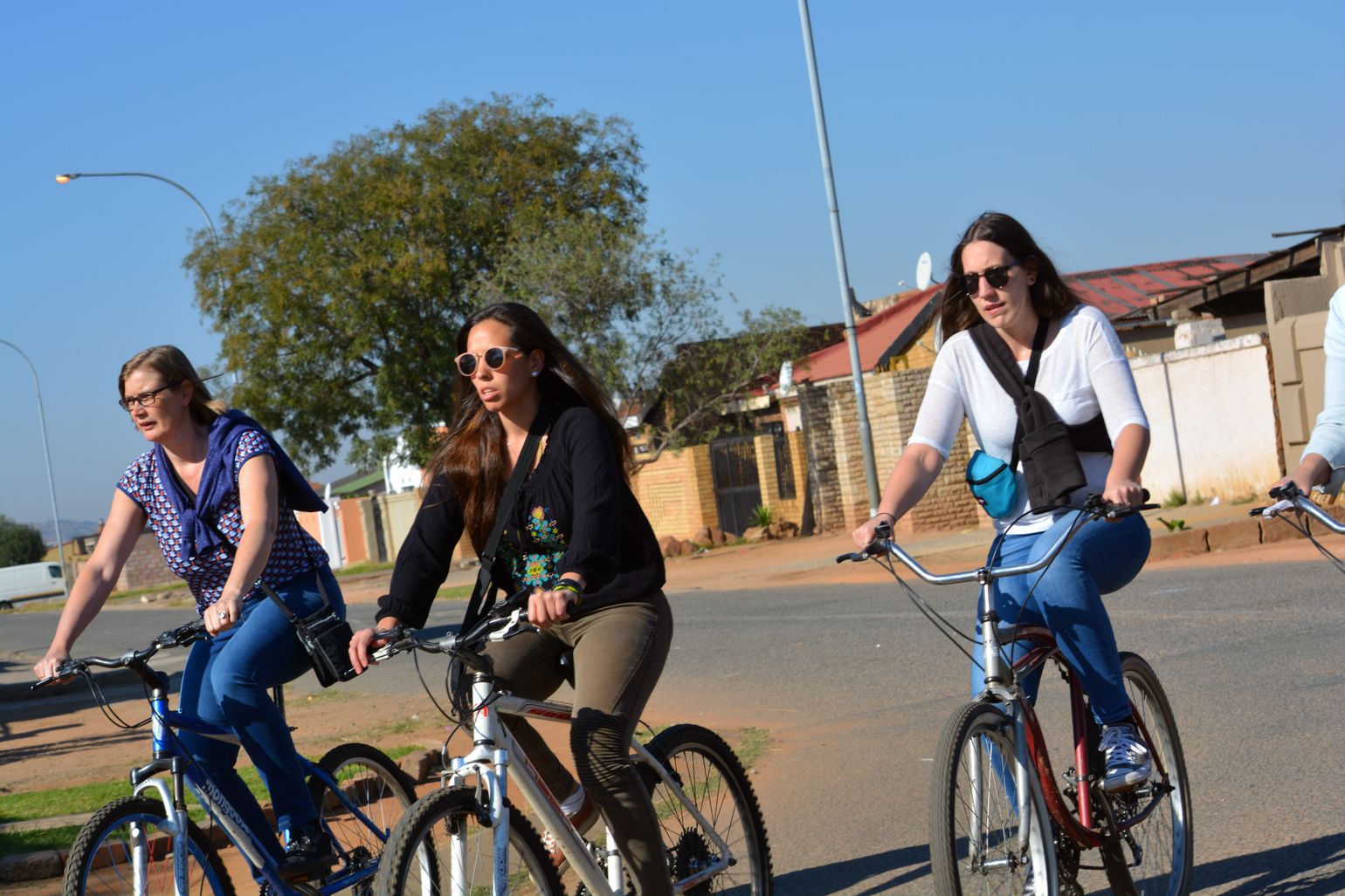 Soweto fietstocht township Johannesburg Zuid-Afrika 