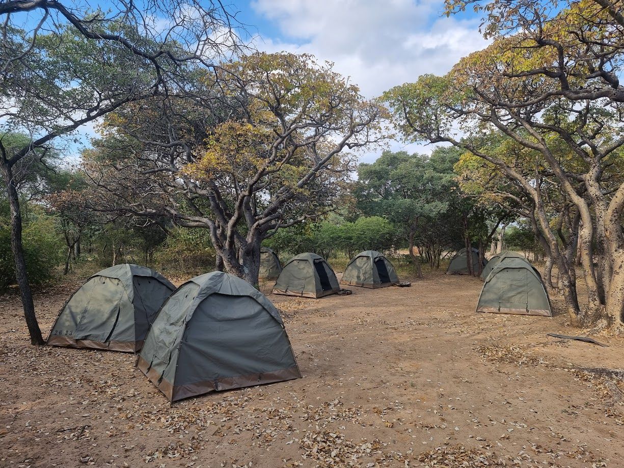 kamperen in botswana