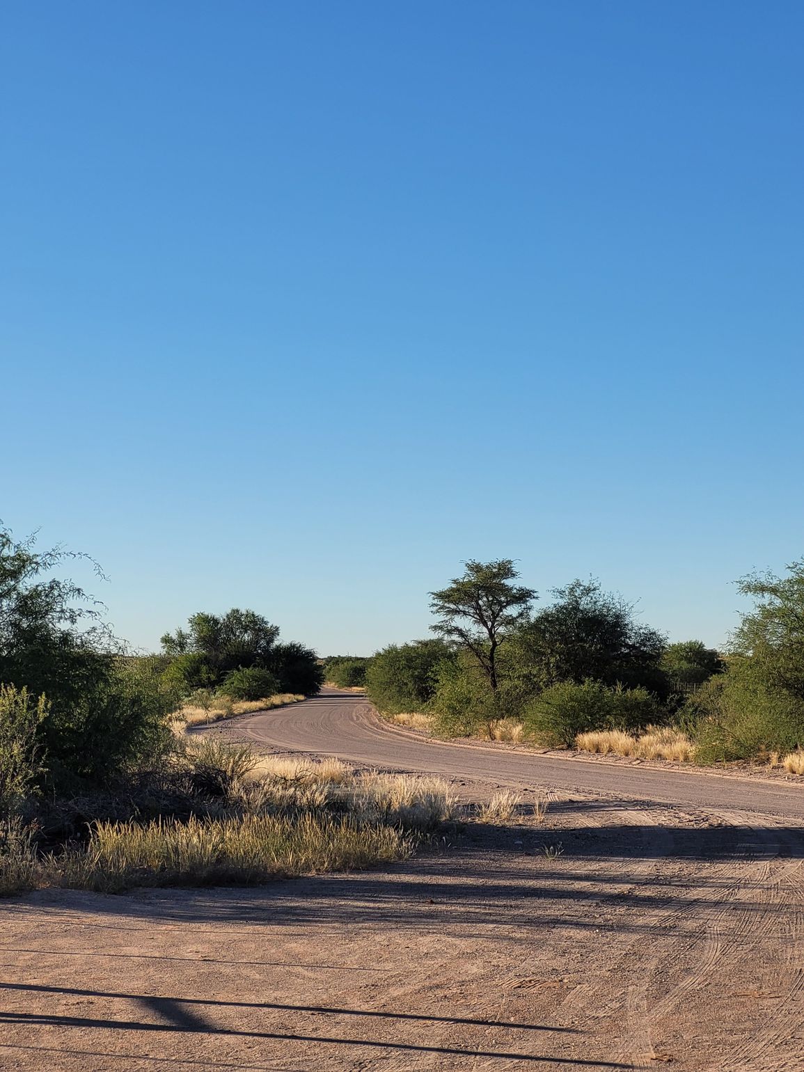 weg in Namibië