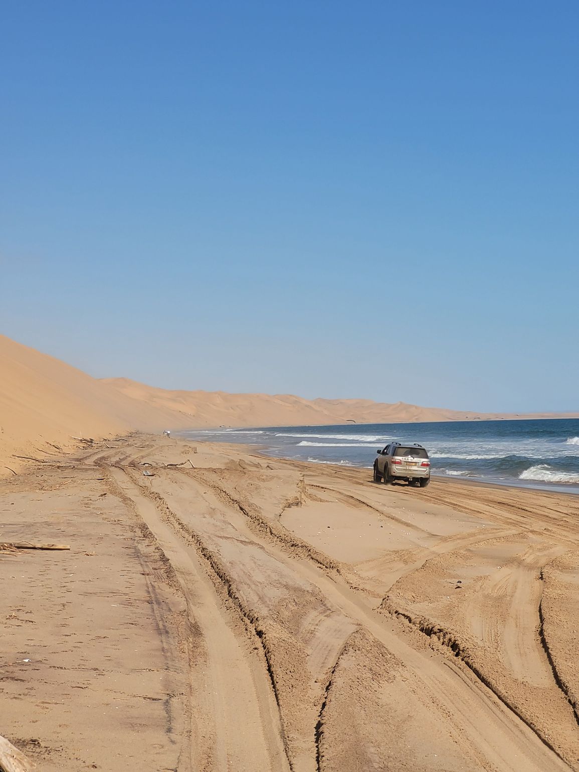 rijden op het strand