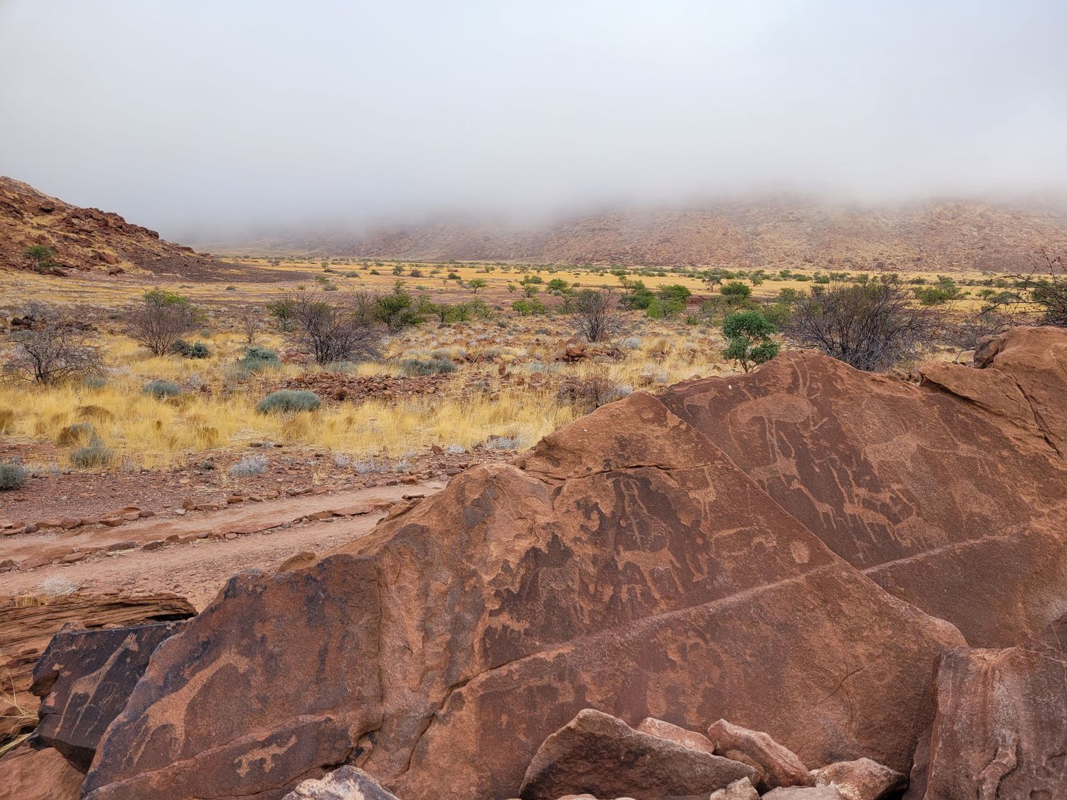 rotstekeningen san damaraland