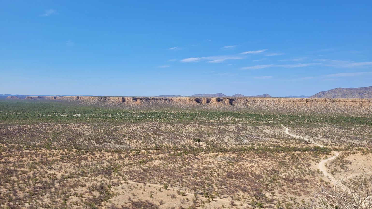 landschap in namibie