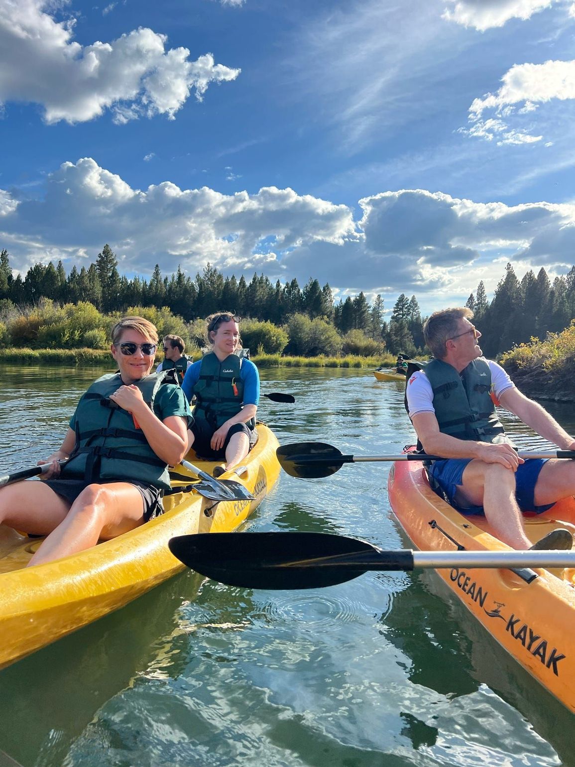 Kajakken op Deschutes River