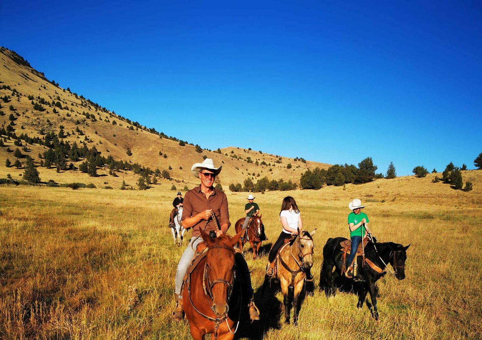 Paardrijden op Wilson Ranch in Oregon