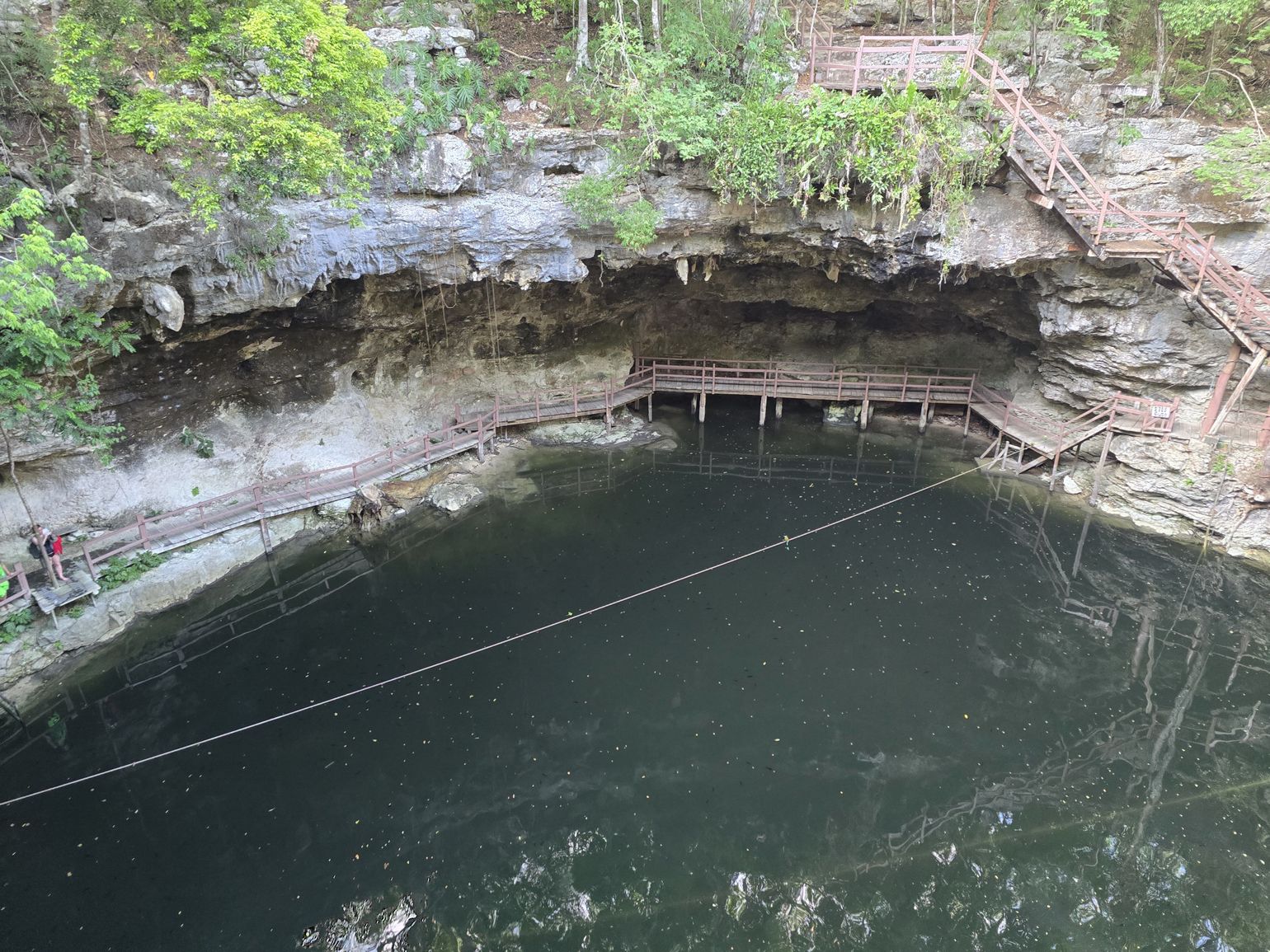 cenote met zipline