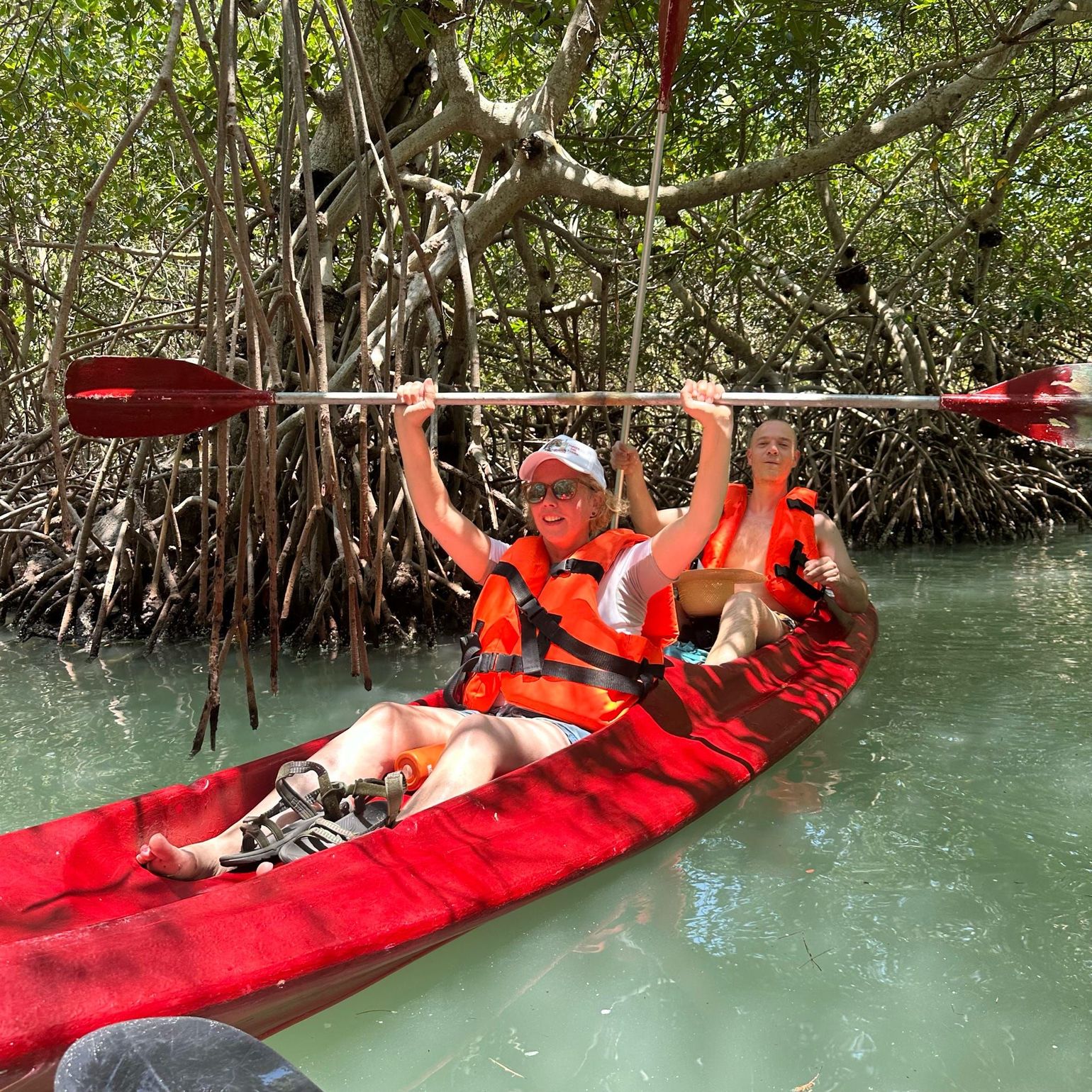 kajakken in de mangroves