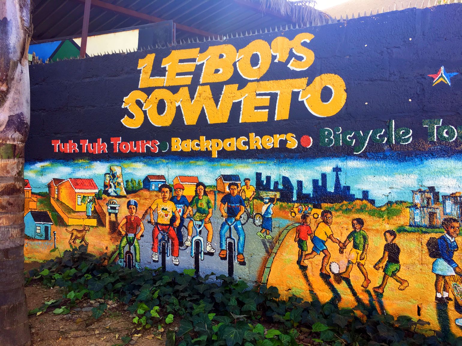 Soweto fietstocht township Johannesburg Zuid-Afrika 