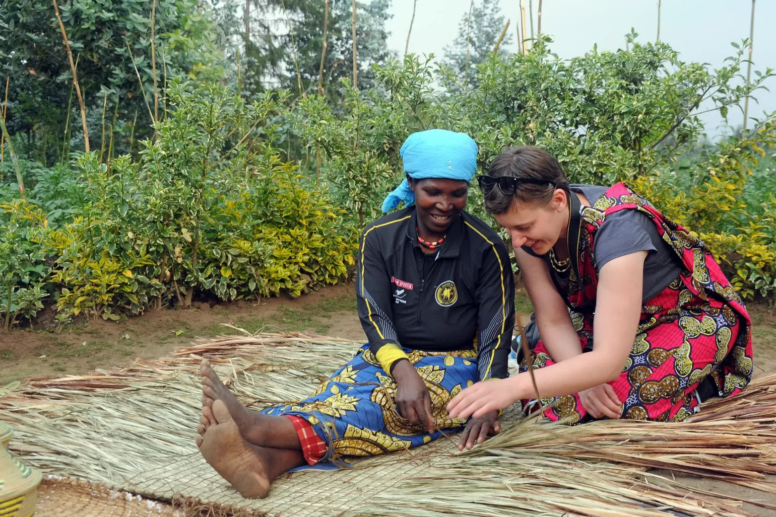 Berggorilla&#039;s, chimpansees en Entwiga Community