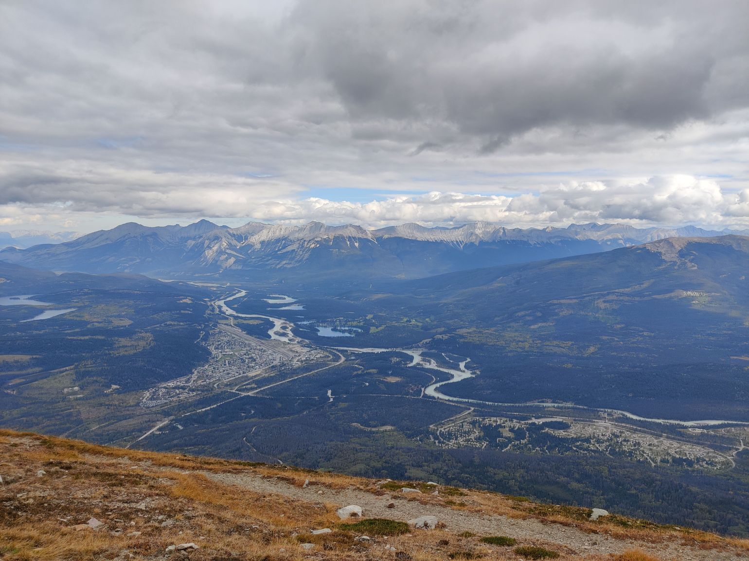 whistlers peak uitzicht wandeling