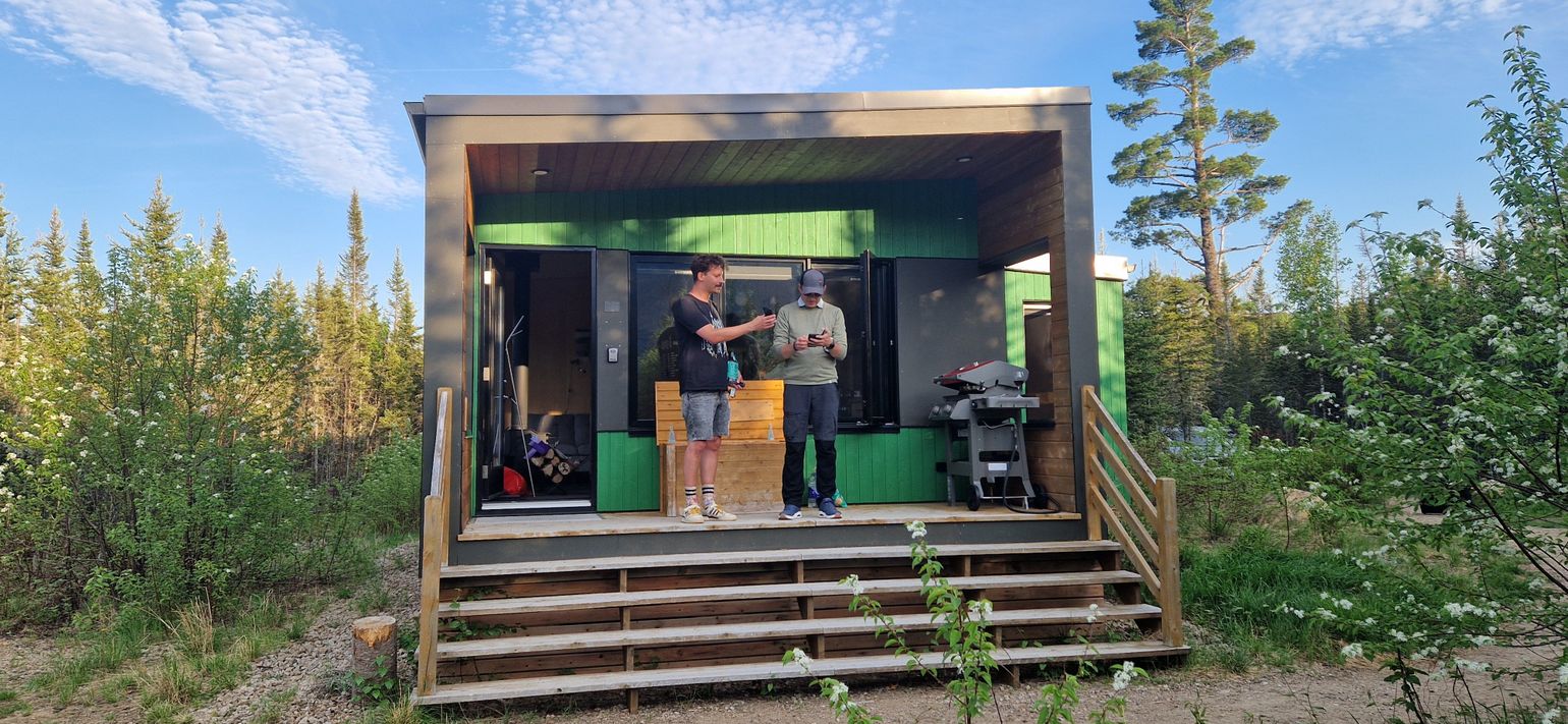 Overnachting in chalet Parc National Quebec