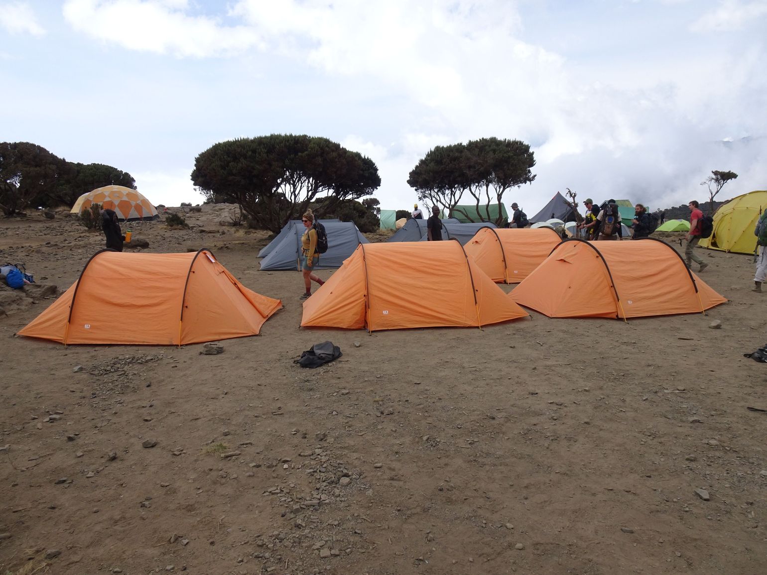 kamperen op de kilimanjaro