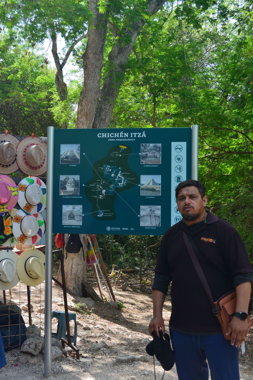 Chichén Itzá gids infobord